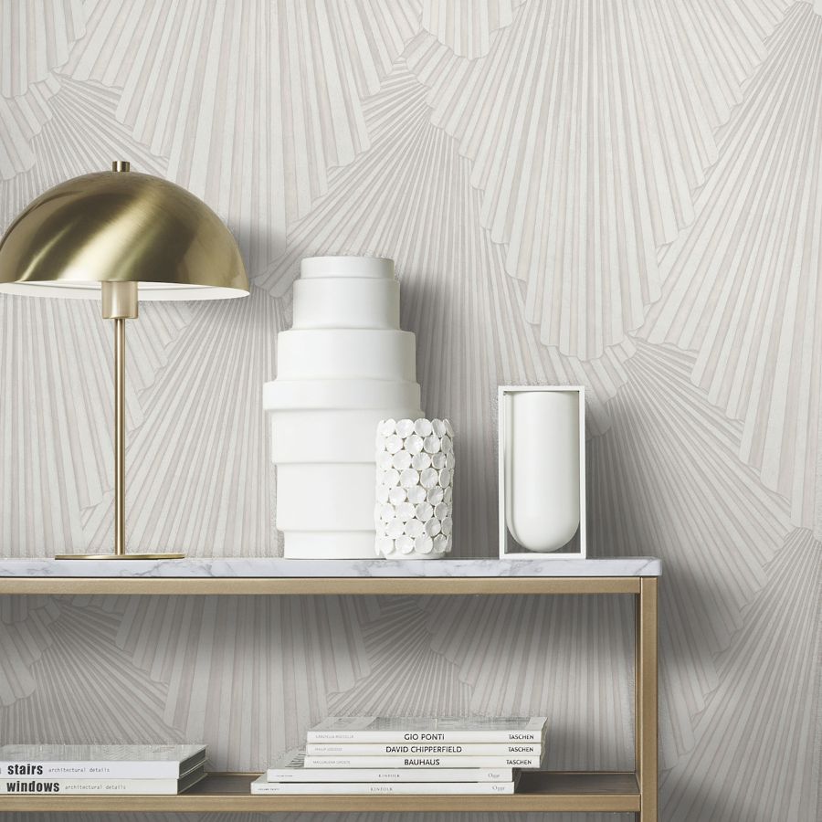 Purchase Ma35847 | Opulent Accents, Lumiere Champagne Deco Geo - Antonina Vella Wallpaper