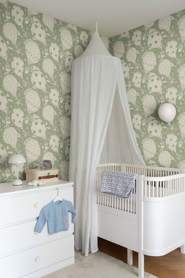 Purchase Mb29004 | Daydream, Ballongerna Green - York Wallpaper