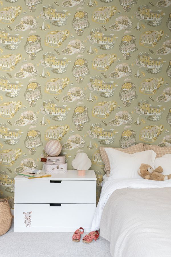 Purchase Mb29008 | Daydream, Staden Mustard - York Wallpaper