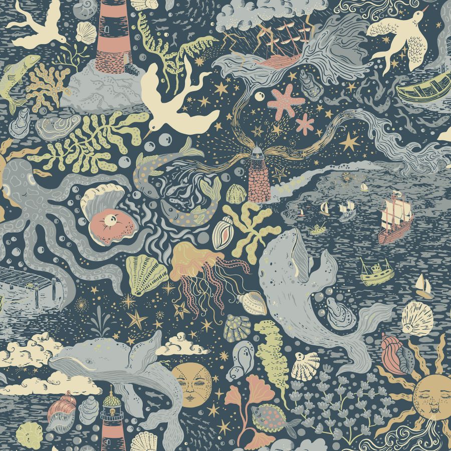 Purchase Mb29018 | Daydream, Havet Dark Blue - York Wallpaper