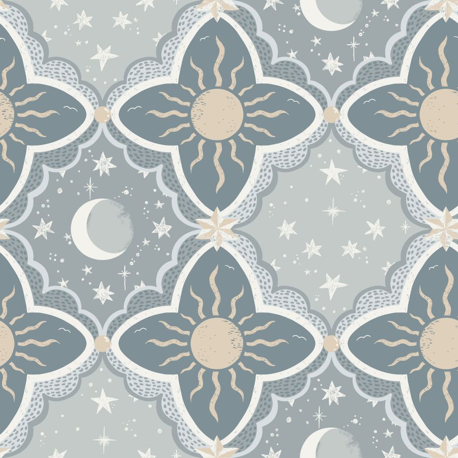 Purchase Mb29034 | Daydream, Sol & Mane Blue - York Wallpaper