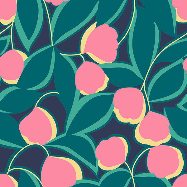 Purchase MCS6407 NuWallpaper Wallpaper, Talia Navy Peel & Stick - WallPops