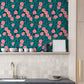 Purchase MCS6407 NuWallpaper Wallpaper, Talia Navy Peel & Stick - WallPops1