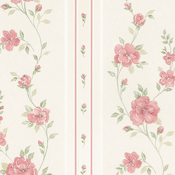 Purchase Md29443 | Silk Impressions 2, Pink Stripe - Norwall Wallpaper