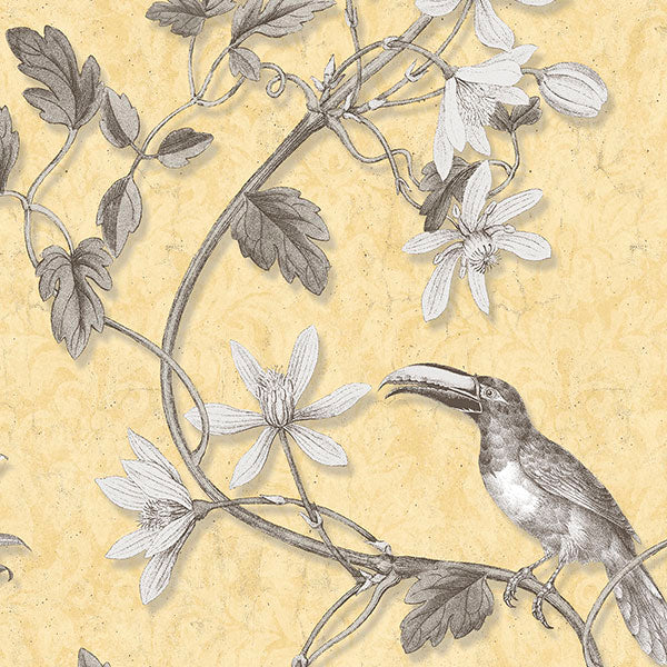Purchase Mh36531 | Manor House, Yellow Birds - Norwall Wallpaper