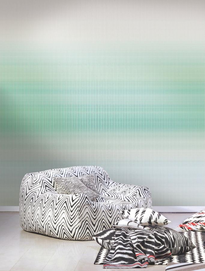 Mi10570 | Missoni Home 5, Oleg Green Wall Mural - York Wallpaper