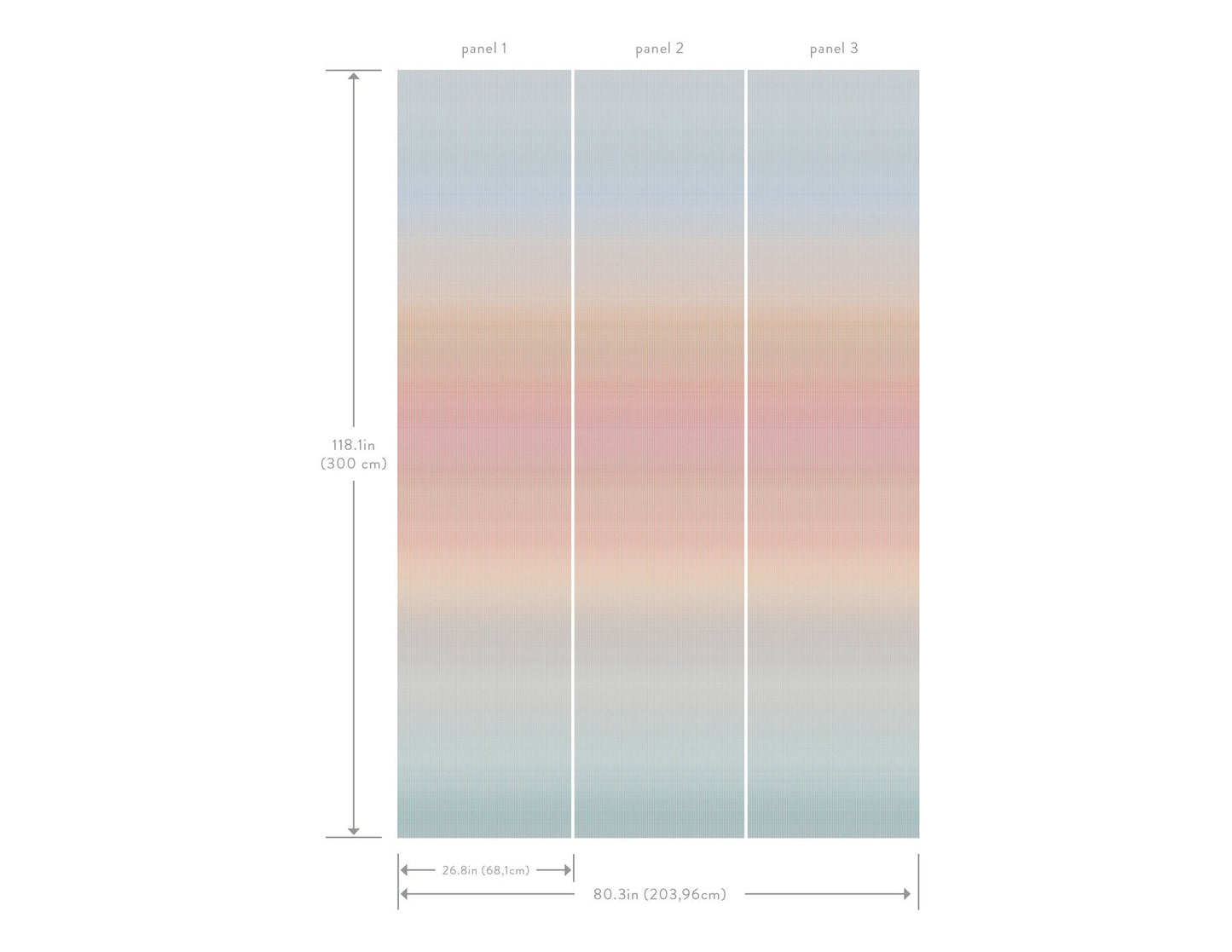 Mi10574 | Missoni Home 5, Oleg Multicolor Wall Mural - York Wallpaper