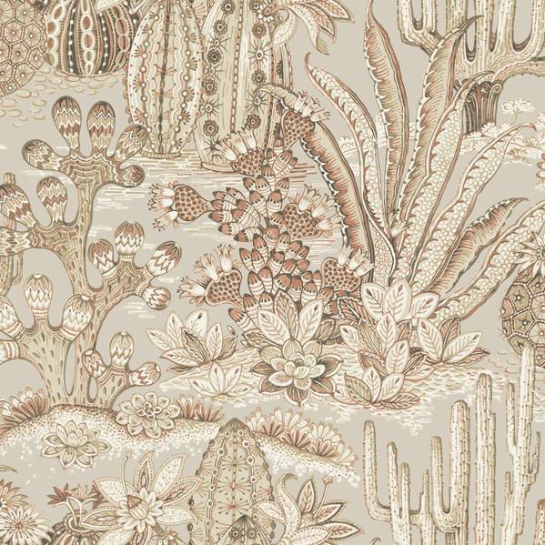 Purchase Mt5632 | Montecito, Lotus Land Cacti Baked Clay - York Wallpaper