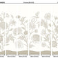 Purchase MUR353M Brewster Wallpaper, Jacobean Rose Trail - Origin Murals12