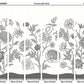 Purchase MUR356M Brewster Wallpaper, Jacobean Rose Trail - Origin Murals12