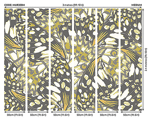 Purchase MUR359M Brewster Wallpaper, Butterfly Wings - Origin Murals12