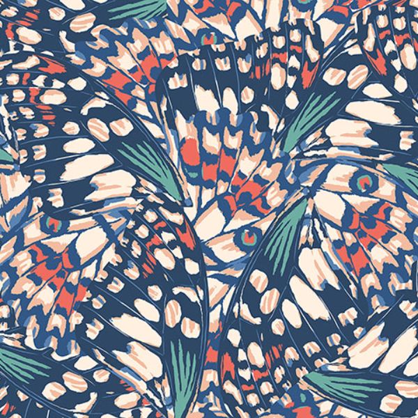 Purchase MUR361M Brewster Wallpaper, Butterfly Wings - Origin Murals