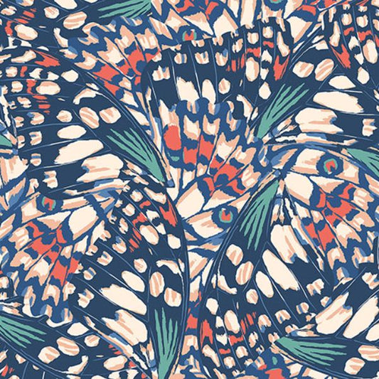 Purchase MUR361M Brewster Wallpaper, Butterfly Wings - Origin Murals