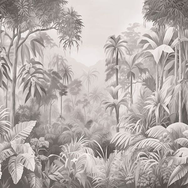 Purchase MUR366M Brewster Wallpaper, Jungle Trees - Origin Murals