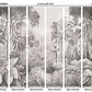 Purchase MUR366M Brewster Wallpaper, Jungle Trees - Origin Murals12