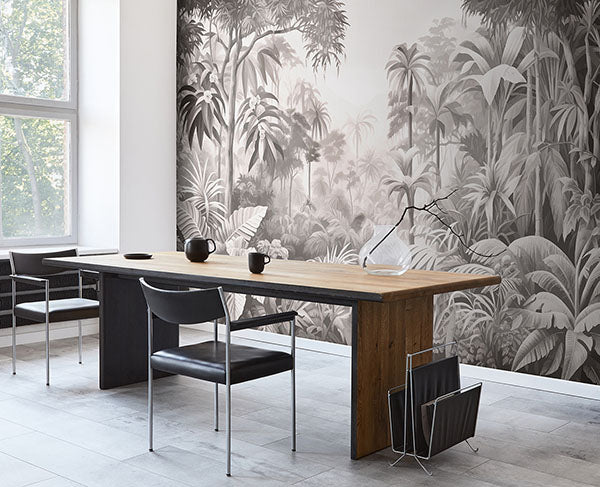 Purchase MUR366M Brewster Wallpaper, Jungle Trees - Origin Murals1