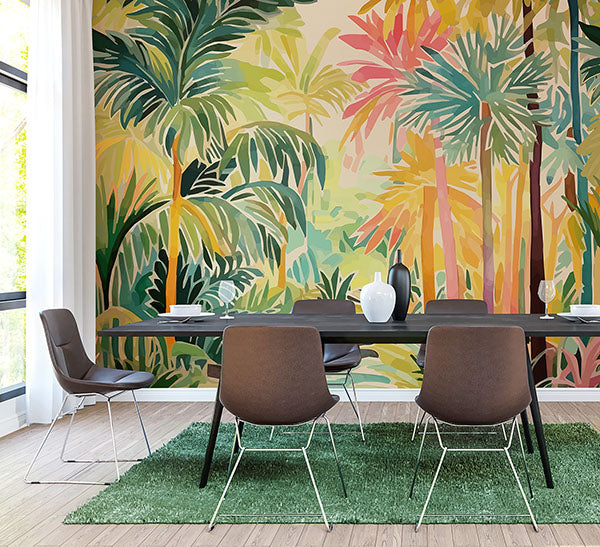 Purchase MUR369M Brewster Wallpaper, Pretty Palms - Origin Murals1