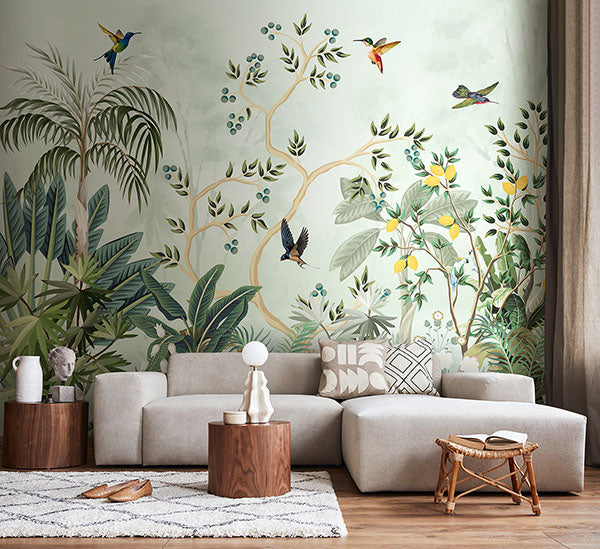 Purchase MUR372M Brewster Wallpaper, Lemon Tree - Origin Murals1
