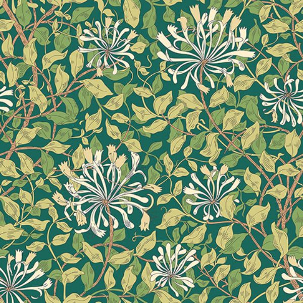 Purchase MUR383M Brewster Wallpaper, Honeysuckle - Origin Murals