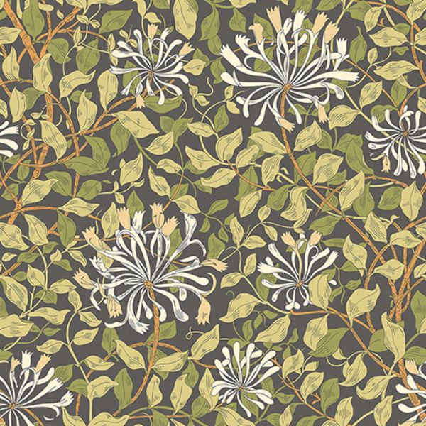 Purchase MUR384M Brewster Wallpaper, Honeysuckle - Origin Murals