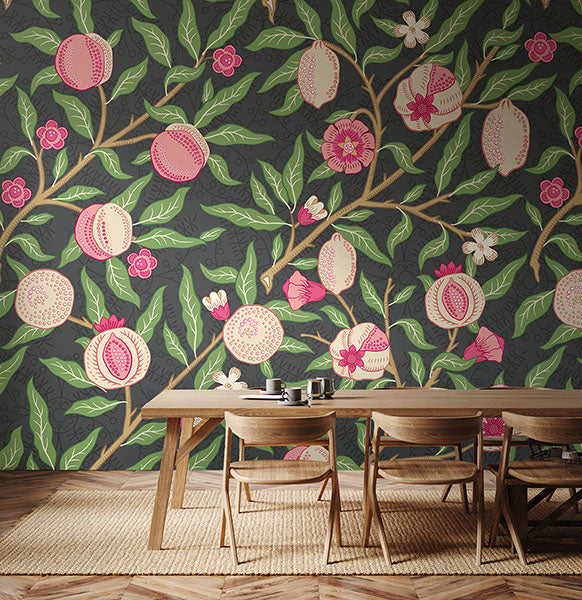 Purchase MUR394M Brewster Wallpaper, Fruit and Foliage - Origin Murals1