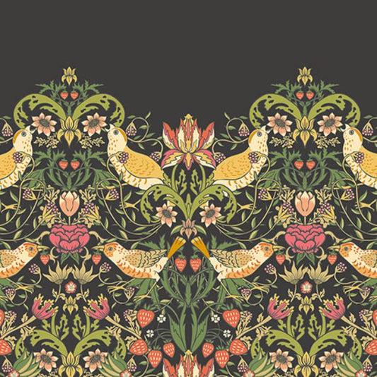 Purchase MUR399M Brewster Wallpaper, Birds, Fruit and Foliage - Origin Murals