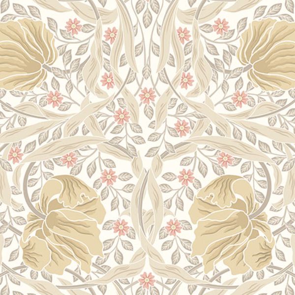 Purchase MUR410M Brewster Wallpaper, Flower Circle - Origin Murals