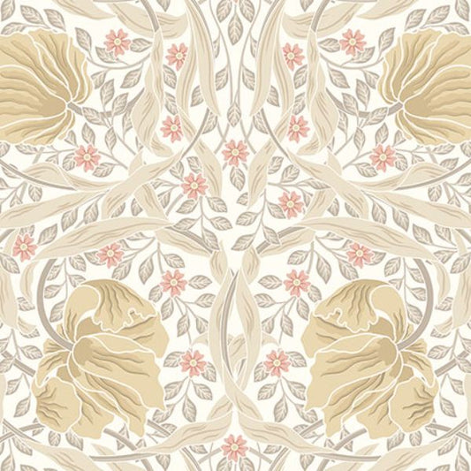 Purchase MUR410M Brewster Wallpaper, Flower Circle - Origin Murals