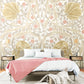 Purchase MUR410M Brewster Wallpaper, Flower Circle - Origin Murals1