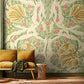 Purchase MUR411M Brewster Wallpaper, Flower Circle - Origin Murals1
