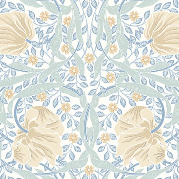 Purchase MUR412M Brewster Wallpaper, Flower Circle - Origin Murals