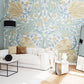 Purchase MUR412M Brewster Wallpaper, Flower Circle - Origin Murals1