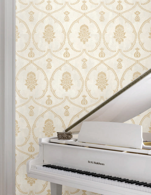 Purchase Mx9643 | Astoria, Royal Damask - Ronald Redding Wallpaper