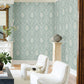 Purchase Mx9645 | Astoria, Royal Damask - Ronald Redding Wallpaper