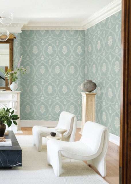 Purchase Mx9645 | Astoria, Royal Damask - Ronald Redding Wallpaper