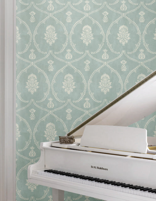 Purchase Mx9645 | Astoria, Royal Damask - Ronald Redding Wallpaper