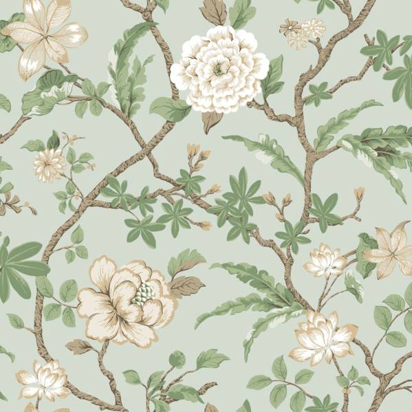 Purchase Mx9654 | Astoria, Courtyard Botanical - Ronald Redding Wallpaper