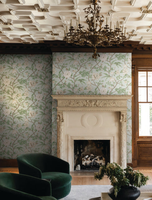 Purchase Mx9654 | Astoria, Courtyard Botanical - Ronald Redding Wallpaper