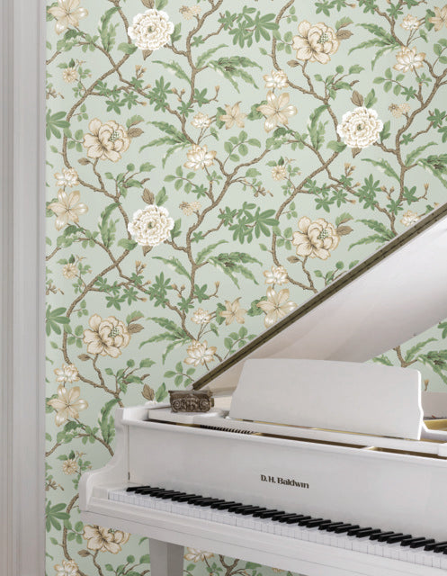 Purchase Mx9654 | Astoria, Courtyard Botanical - Ronald Redding Wallpaper