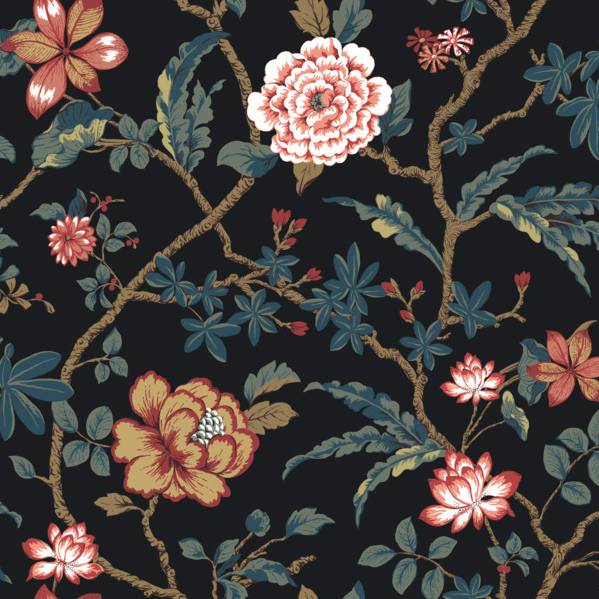 Purchase Mx9656 | Astoria, Courtyard Botanical - Ronald Redding Wallpaper