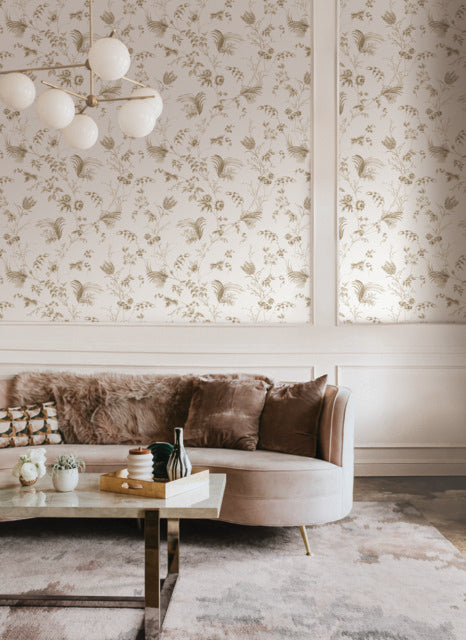 Purchase Mx9681 | Astoria, Floral Lace - Ronald Redding Wallpaper