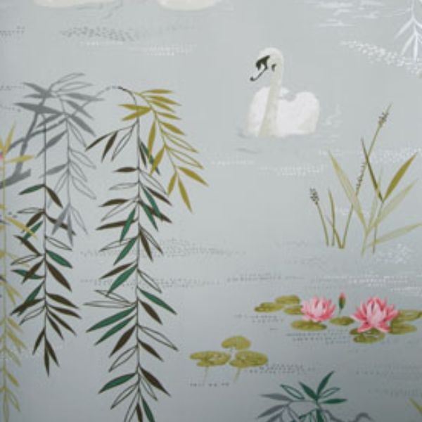 Purchase Ncw4020-01 | Sylvana Swan Lake - Nina Campbell Wallpaper