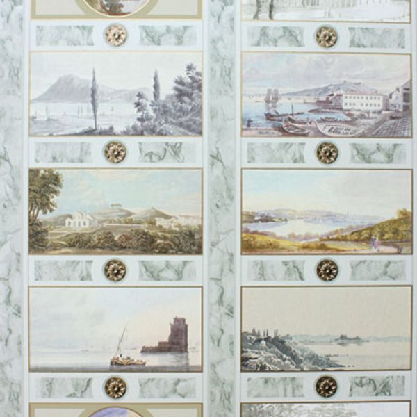 Purchase Ncw4200-02 | Fontibre Keightleys Folio Multi/Grey - Nina Campbell Wallpaper