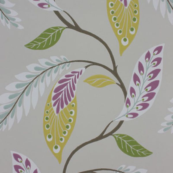 Purchase Ncw4207-05 | Fontibre Fontibre Amethyst/Green - Nina Campbell Wallpaper