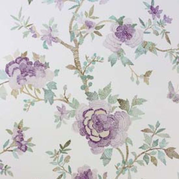 Purchase Ncw4276-03 | Coromandel Perdana Lilac/Aqua - Nina Campbell Wallpaper
