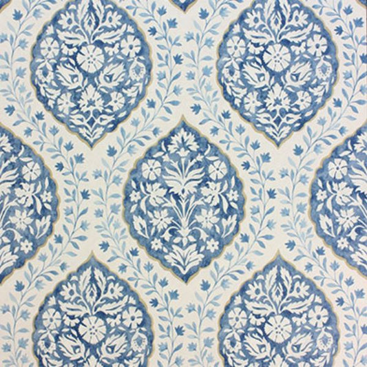 Purchase Ncw4304-06 | Les Reves Marguerite Indigo/Blue - Nina Campbell Wallpaper