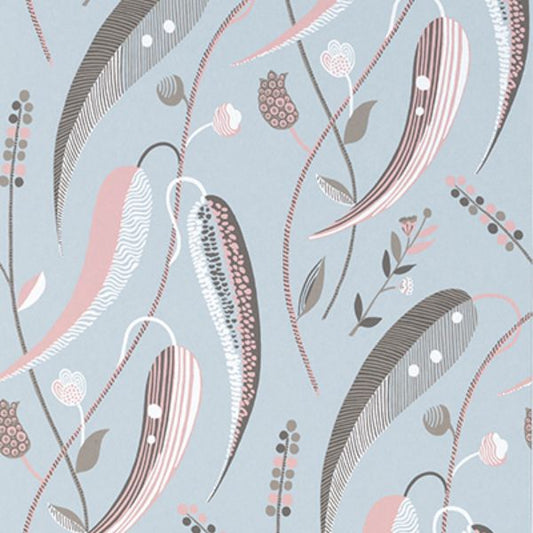 Purchase Ncw4353-02 | Les Indiennes Colbert French Grey - Nina Campbell Wallpaper