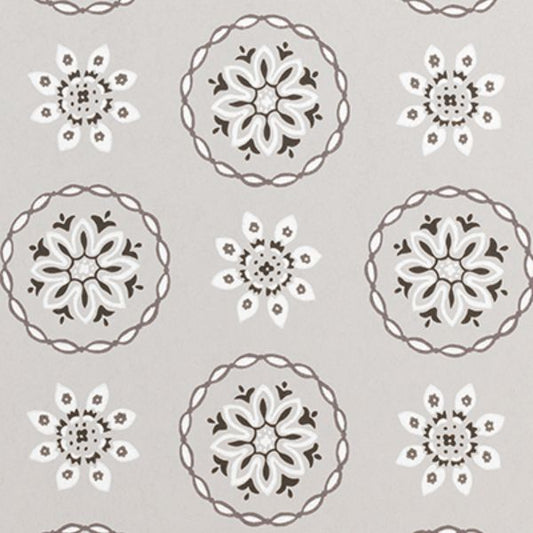 Purchase Ncw4354-03 | Les Indiennes Garance French Grey - Nina Campbell Wallpaper