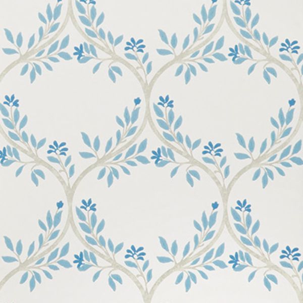 Purchase Ncw4495-04 | Signature Arber Blue - Nina Campbell Wallpaper