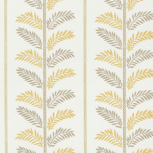 Purchase Ncw4496-04 | Signature Plumier Ochre/Taupe - Nina Campbell Wallpaper